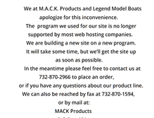 Tablet Screenshot of legendmodelboats.com